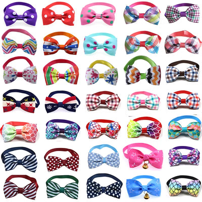 20Pcs Dog Acccessories Dog Bow Tie Bulk Dog Collar Bow Dog Bowtie Small Dog Cat Pet Supplies Dog Fashion Accessoreis Bow