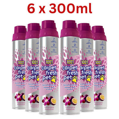 1001 Carpet Fresh Pet Thai Orchid & Passion Fruit Freshening Fragrance Pet Odour
