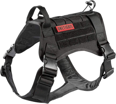 Tactical Dog Training Vest No Pull Harness for Dogs,Adjustable Dog Hiking Harness Working Vest