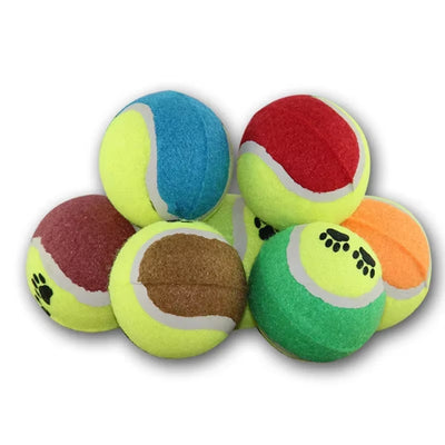 Pet Dog Ball Toy for Small Large Dogs Interactive Toys Tennis Ball Rubber Flexible Durable Balls Toy Golden Retriever Labrador